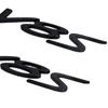 2 Piezas V8S Insignia Logo Emblema Coche Deportivo Negro Brillante Pegatina V8