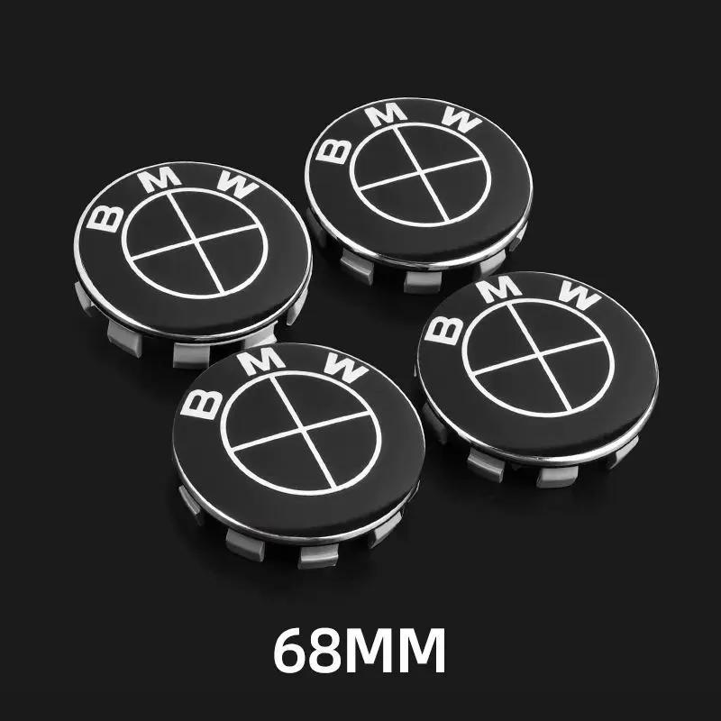 4 szt. 56/68MM Samochodowe Dekielki Centralne Kół Osłona Koła Dla BMW M Performance X1 X2 X3 X4 F10 F30 F20 F25 E90 E46 E39 E70 E53 E30 E87