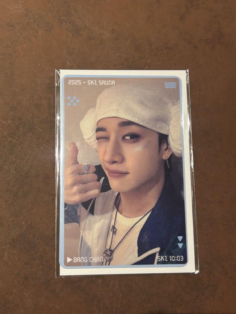 

[USED] StrayKids SKZ Bang Chan Trading Card Pop-up 2025 Sauna
