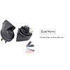 2X 410Hz/510Hz Snail Horn 110-125Db For Car Motorcycle Truck Waterproof Us Stock