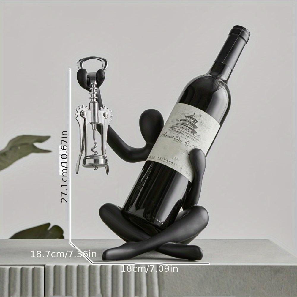 Resin Hollow Character Red Wine Rack Living Room Dining Room Decoration Wine Cabinet Sideboard Decoration Soft Decoration