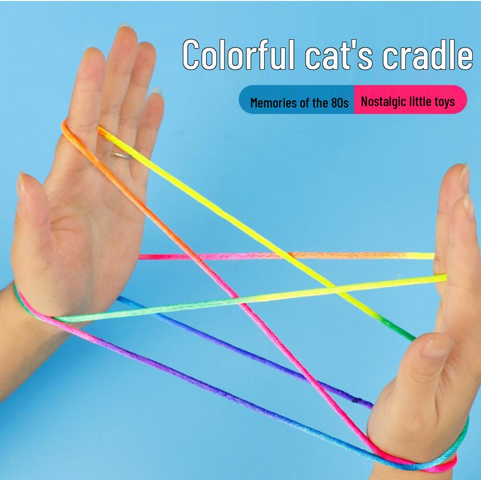 

Colorful Nostalgic Braided Flower Rope for Children and Students 2.5mm