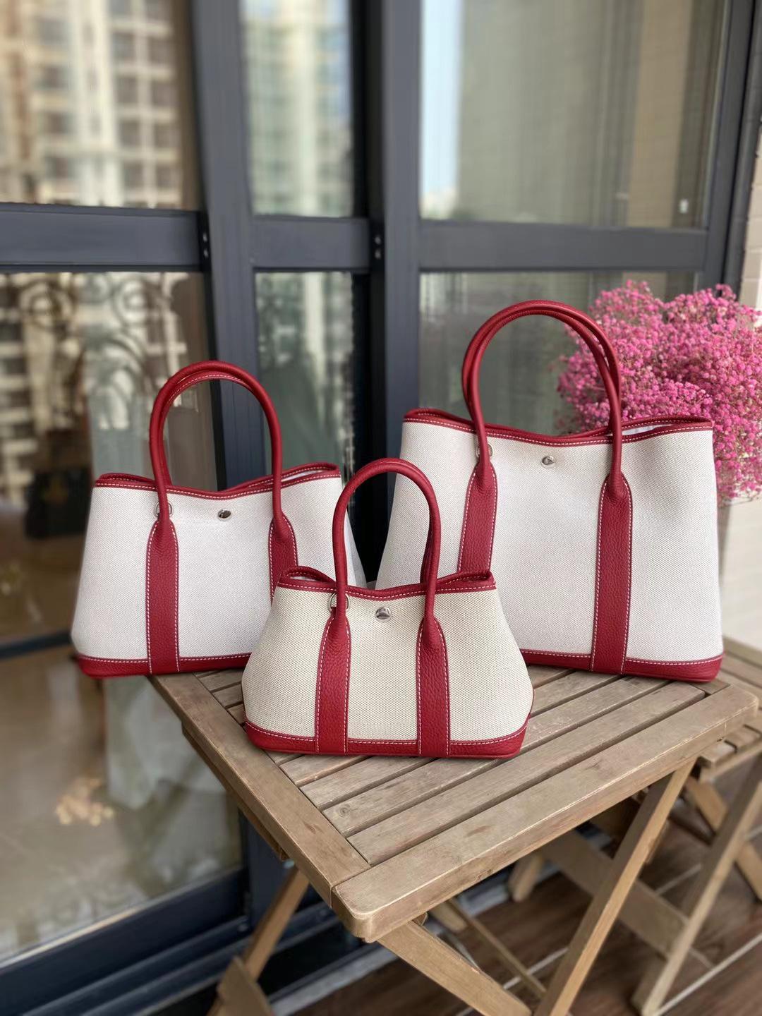 

Сумка-тоут из высококачественной кожи и холста, 30 см, универсальная сумка на одно плечо для женщин Medium 30cm