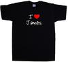 I Love Heart James T-Shirt