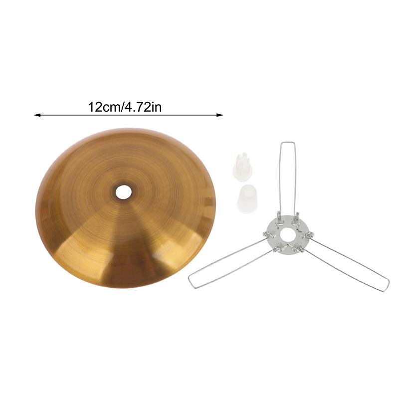 1 Set Flying Saucer Arc Cover Tray Pendant Lamp Ceiling Lamp Accessories Three Forks Fixing Spring + Tension Head