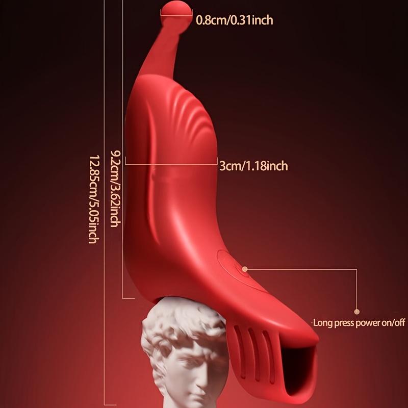 Rechargeable Silicone Finger Vibrator: 10 Vibration Modes, Perfect for G-Spot & Clitoral Stimulation!