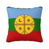 Flag Of The Mapuches Bandera Mapuche Square Pillowcase Pillow Cover Polyester Cushion Decor Comfort Throw Pillow for Home Sofa