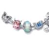 Pandora Multi Color Murano Glass   Curved Feather Charm 792577c00