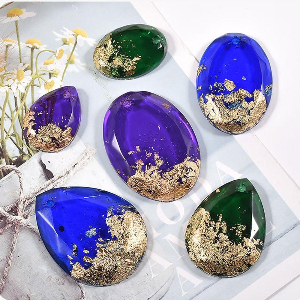 with Hanging Hole Resin Jewelry Mold 6 Cavities Epoxy Resin Mold Resin Casting Mold  Jewelry Making