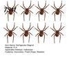 Scary Fake Spider 1/4/8Pcs 3D Refrigerator Magnet for Halloween, Black Decorations Magnetic Decoration, Halloween Prank Props, Party Favors