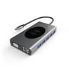 13 in 1 Usb 3.0 Type C Hub Multiport Dock Station With 4k Rj45 Tf Pd Charging Adapter Power Usb Hub