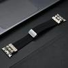 Magnetic Silicone Band for Apple Watch Ultra 3 2 49mm 9 8 7 45mm Loops Bracelet Strap for iWatch Series 11 10 46mm 6 5 4 Se 44mm