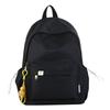 Large Capacity Simple Backpack With Solid Color Design For Students And Outings