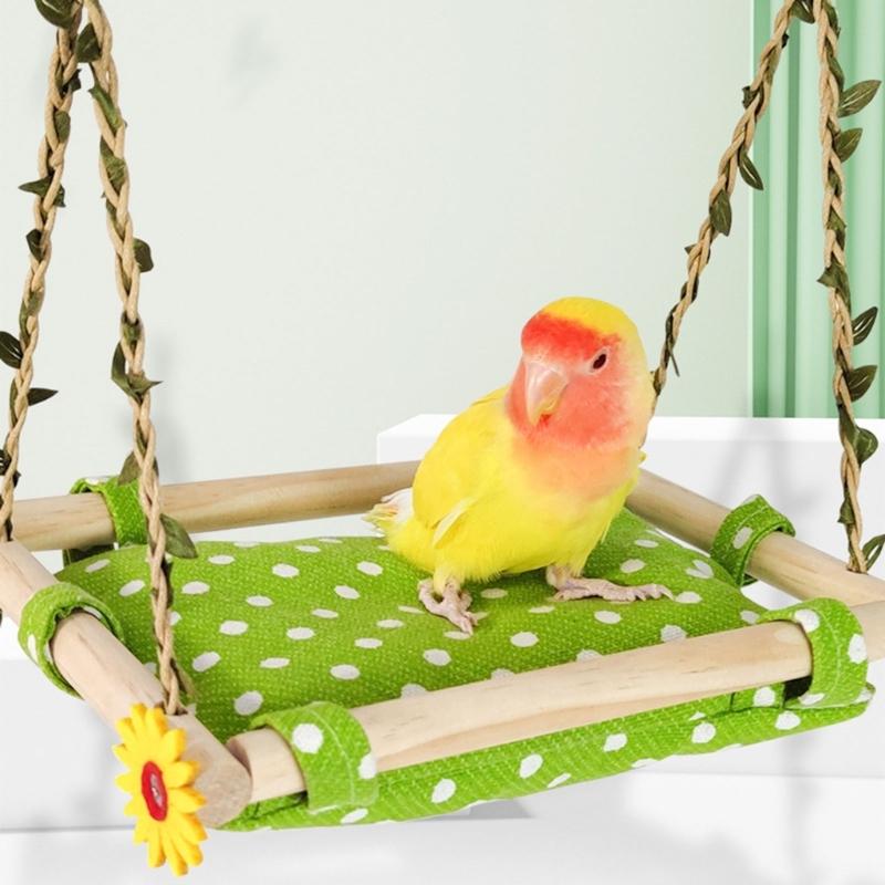 Bird Nest Cage Mounted Parrot Standing Perch Bird Cage Hammocks Bed Small Bird Fabric Sleep Bed Hammocks for Budgies