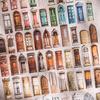 Beautiful Day Retro Window & Door Journal Stickers: Old Courtyard Series for Collage & Decoration