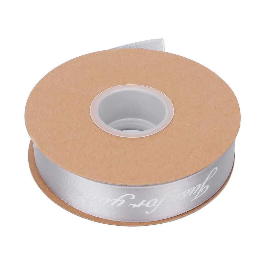 2.5cm Satin Ribbon Roll 45yd Printing Just for You Polyester for   Wedding Decoration Birthday Cake Packing