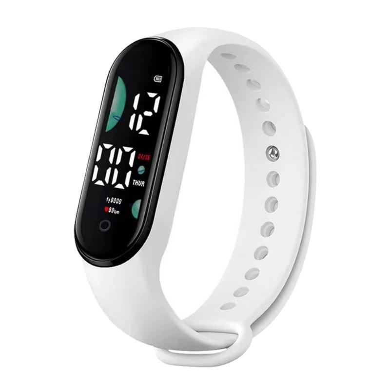 

M9 Health Monitoring Wristband IP68 Waterproof Designs Multifunction M9 Intelligent Bracelet Comfortable Wearing for Everyday Use білий