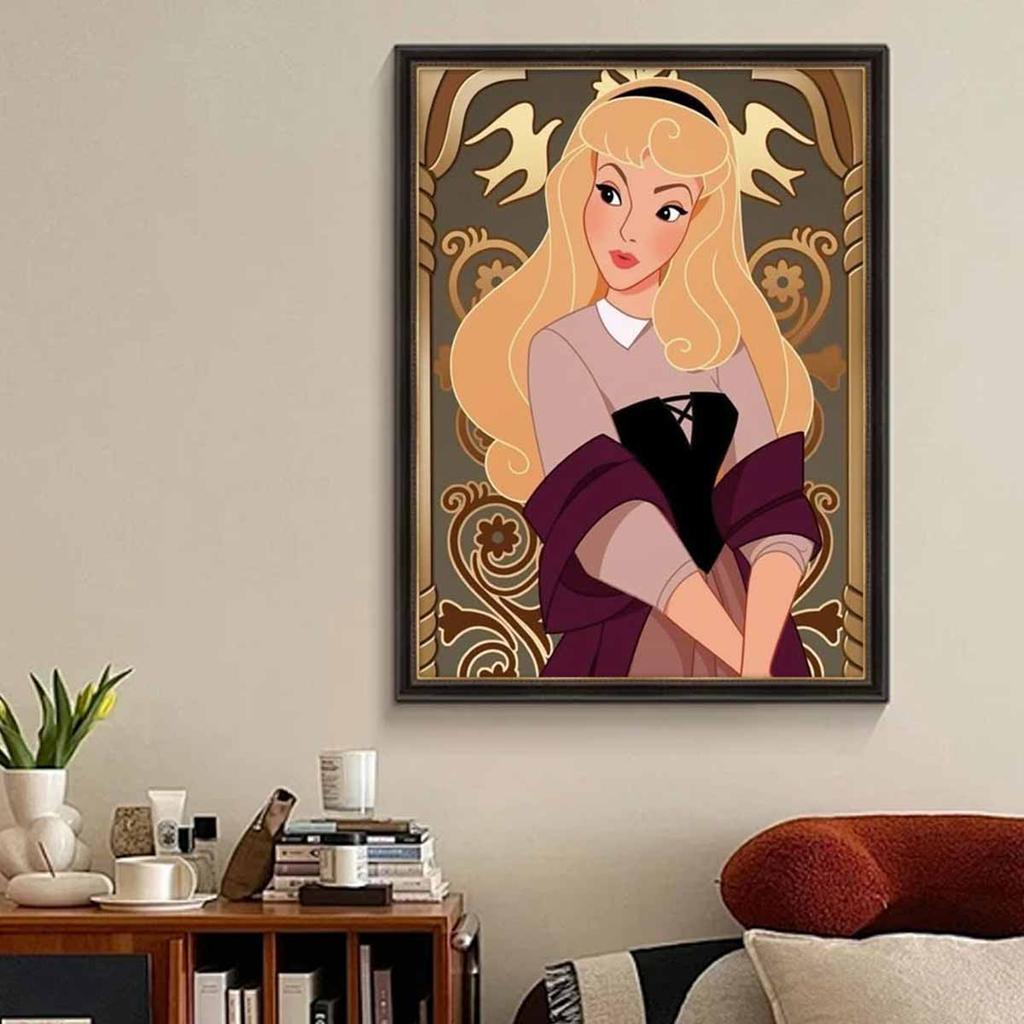 5D Diy Diamond Painting A Mischievous Princess Full Drill Rhinestones Mosaic Embroidery Handmade Products Home Decor Gift