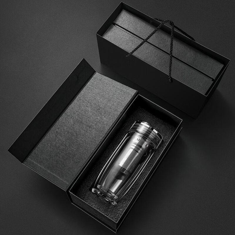 Shangqi Crystal Glass Tea Infuser Bottle with Diamond Lid