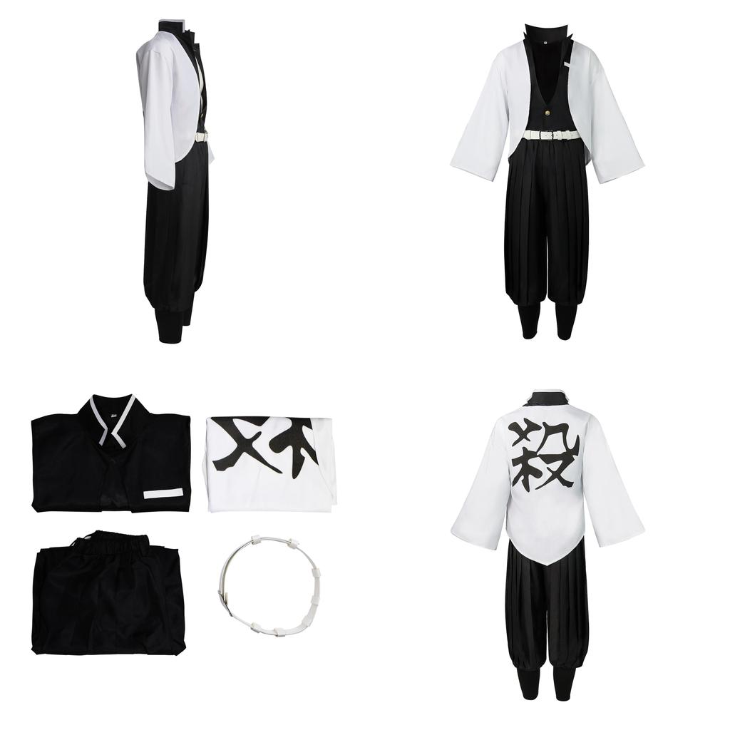 Costume de Jeu de Rôle Shinazugawa Sanemi Demon Slayer pour Fans d'Anime - Halloween