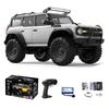 1:16 Scale 4WD Brushless RC Crawler 2.4GHz Off Road RC Vehicle with Two Speed Transmission and LED Lights Suitable for Advanced Enthusiasts Sliv