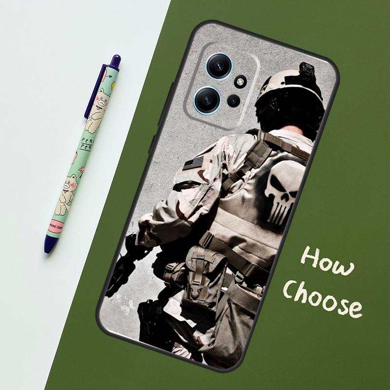 

Military Army Special Forces Case For Xiaomi Redmi Note 9 10 11 12 Pro Note 12S 9S 10S 11S Cover For Redmi 12 9C 10C 12C Redmi Note 9 Pro