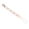 Pince à Sucette Tissu Jouet de Dentition Bébé Anneau de Dentition Mâchouiller Support Sangle Transport Facile pour Bébé Ours
