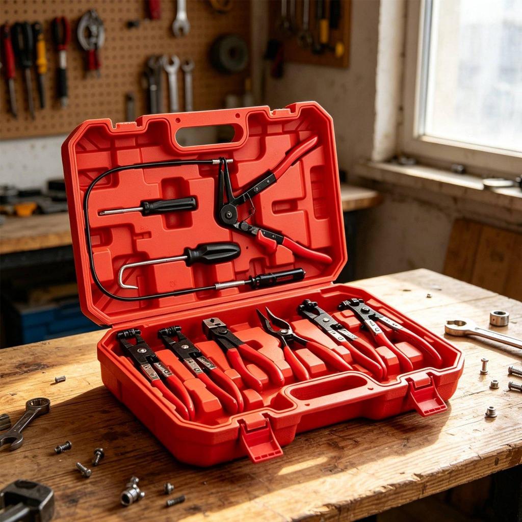 9 Pieces Automotive Hose Clamp Remover Set Sturdy Duty for Mechanics