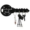 2Pcs Wall-Mounted Key Organizer Wooden Storage Rack Nordic Style Key Holder  Office