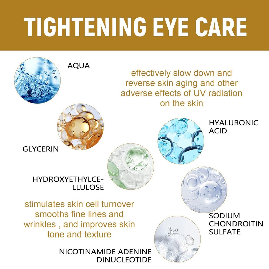 Hadí peptidové mikrojehličkové oční náplasti Zpevňují, zesvětlují tmavé kruhy a váčky pod očima, 5 ml, 1 pár/krabička,