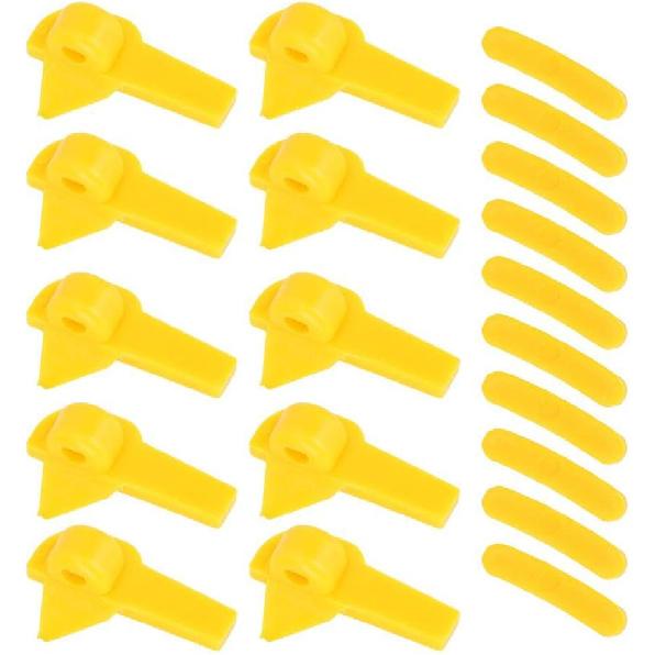 Tire Demount Head, 20pcs Tire Changer Bead Breaker Tyre Changer Mount Demount Head Duck Insert Rim Protector Tire Machine Accessories