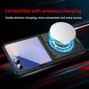 Lingsheng Armor Design Magnetic Folding Protective Cover for Samsung for Galaxy Z Flip 7 Anti-Fall Mobile Phone Case Phone Grip