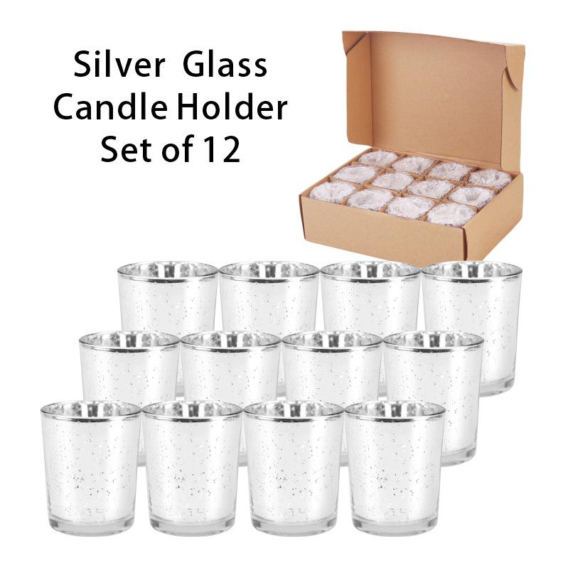 Starry Sky Christmas Glass Candlestick - Bestselling European & American Aroma Candle Cup