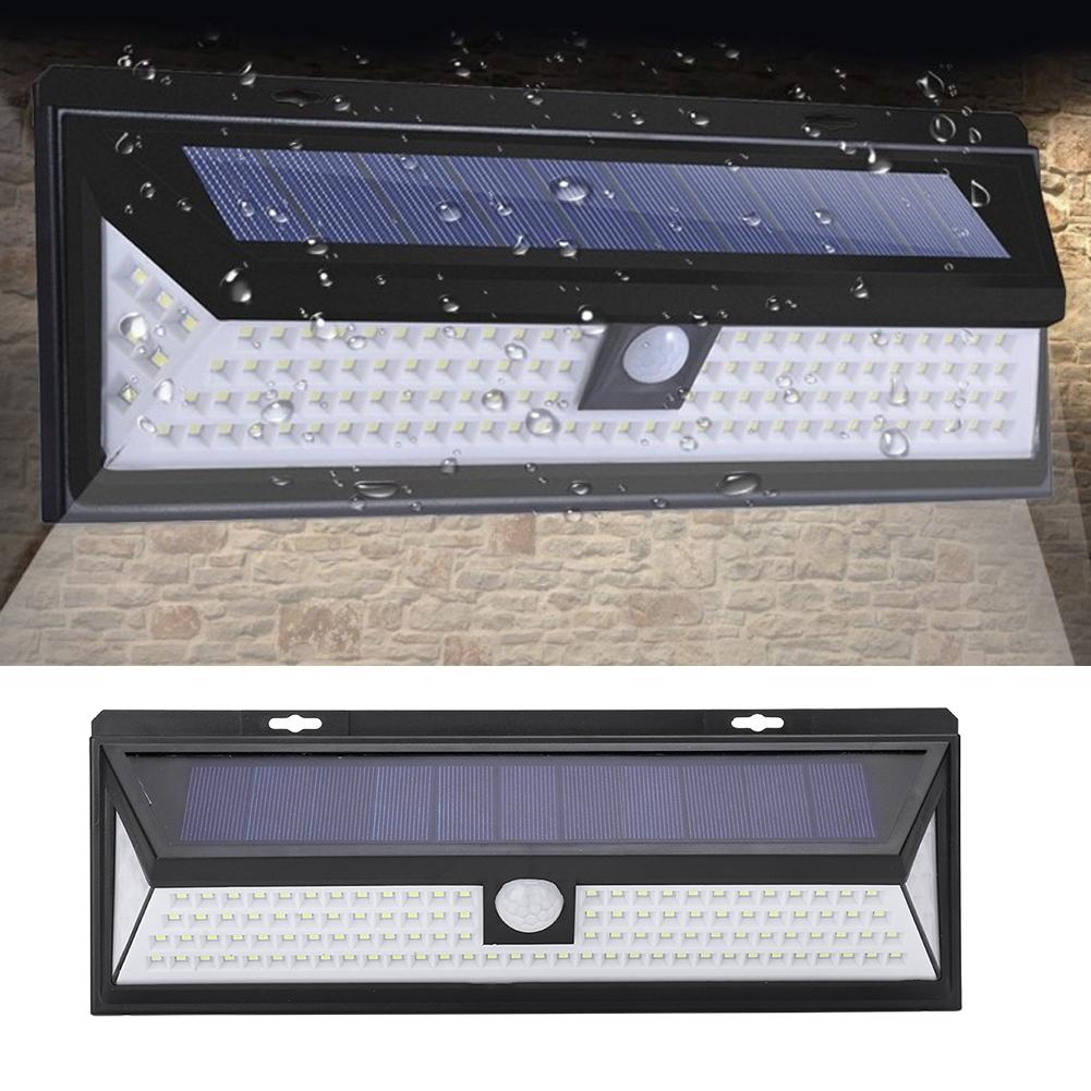 Solar Wandleuchte Bewegungssensor Solarbetriebene LED Garten Sicherheitsleuchte Außenbeleuchtung Typ A