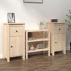 VidaXL 2x Buffets Sideboards Home Organizers Living Room Storage Furniture 40x35x80 Cm Wood 813755