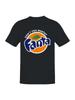 Officially Licensed Fanta Logo with Slogan Men's T-shirt