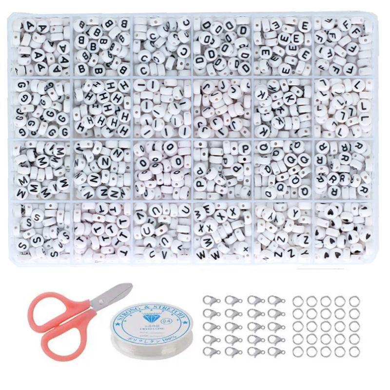 24-Compartment Glass Seed Beads Set: Solid Color DIY Jewelry Making Accessories