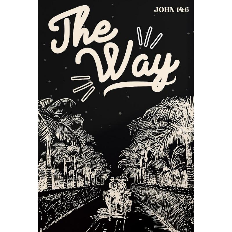 The Way The Truth The Life Jesus Bible Christian Art Poster Canvas Painting Wall Prints Picture for Living Room Home Decor