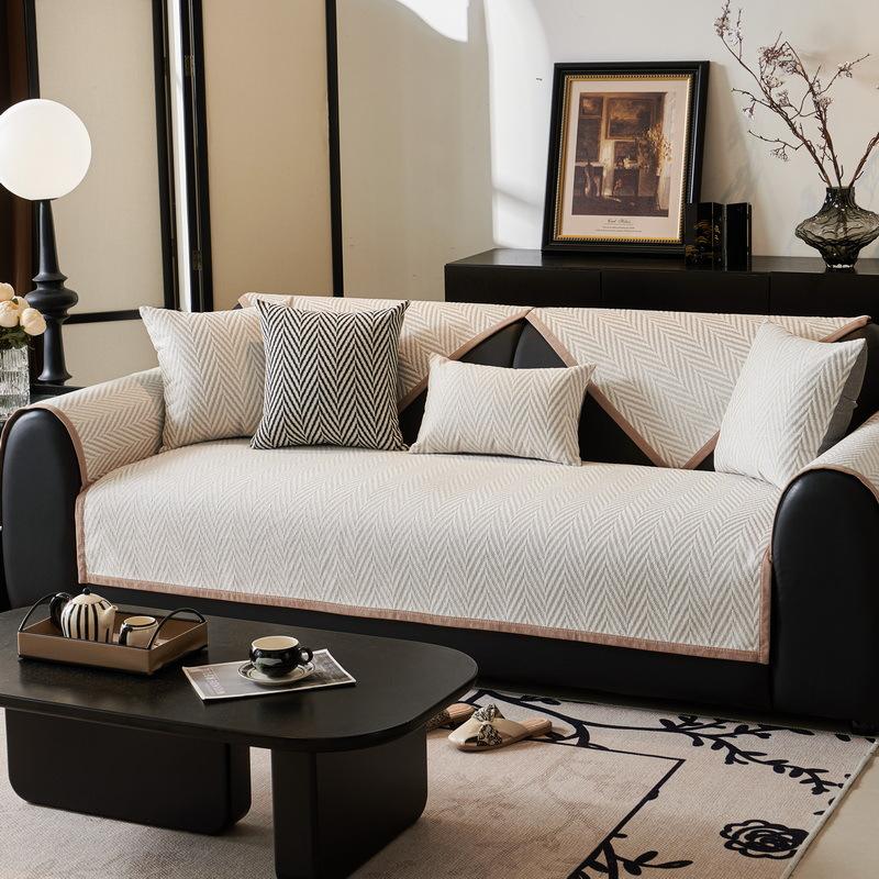 New Sofa Cushion Four Seasons Universal Fabric Chenille Nordic Simple Light Luxury Ins Non-Slip Sofa Cover