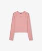 SUPRA Women'S Cutout Long Sleeve T-Shirt (Pink)