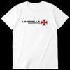 Summer Men's New Resident Evil Umbrella Company Logo Printed T-shirt Short-sleeved High-quality Pure Cotton Clothing