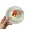 ZISIZ Ins Style White Ceramic Flat Plates