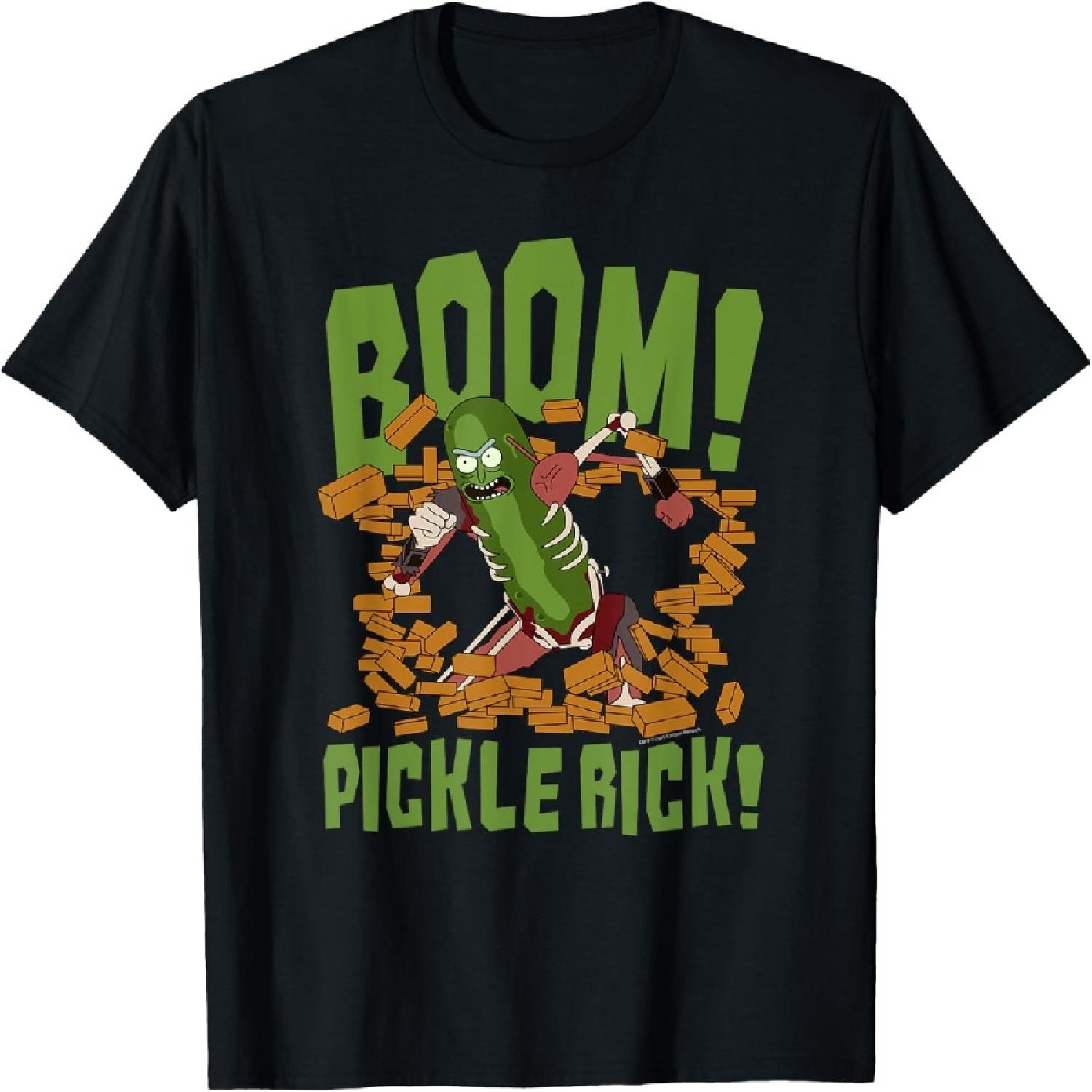 

Rick and Morty BOOM! PICKLE RICK! T-Shirt T-Shirt XXXXXL різнокольоровий