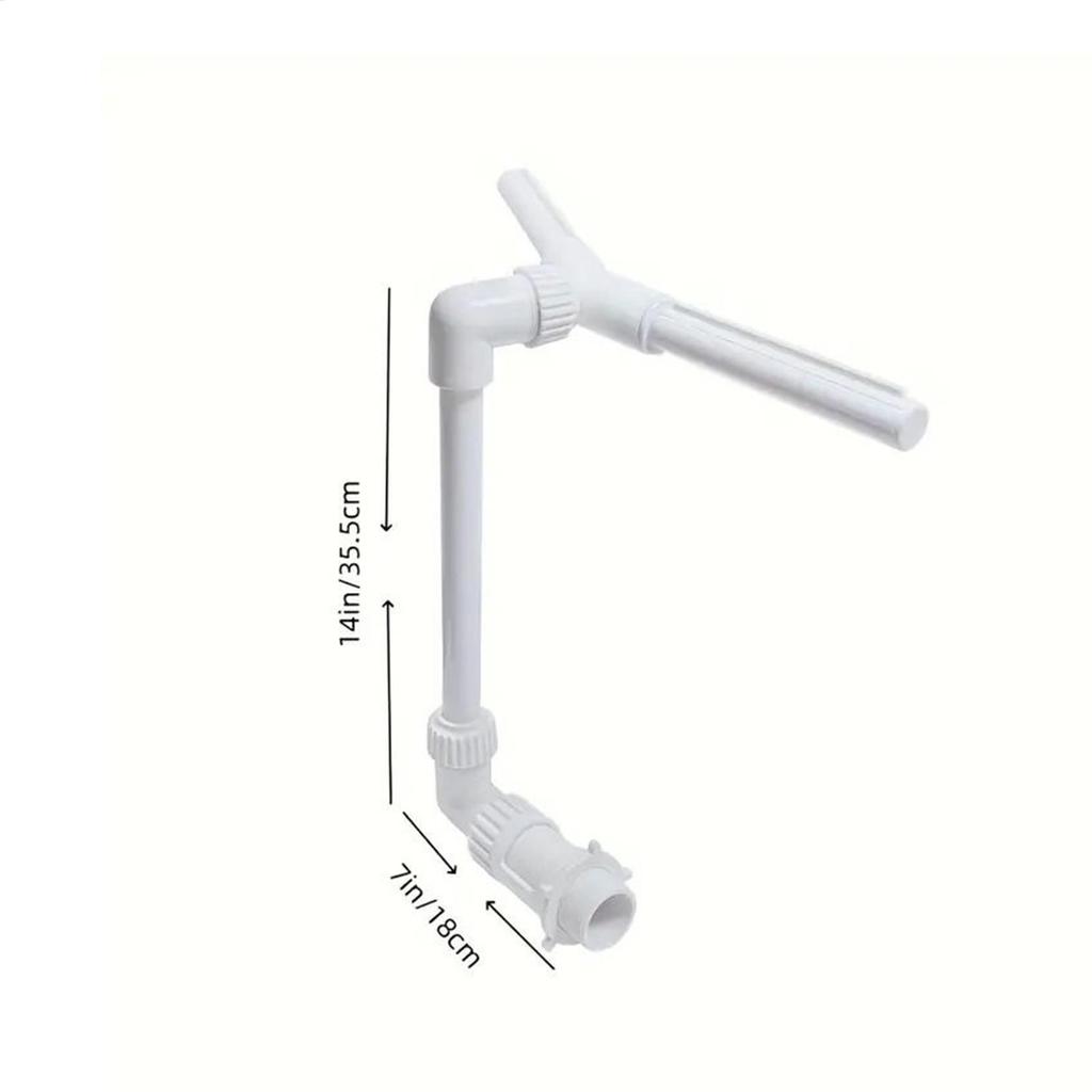 Inground Pool Fountain Waterfall Double Head Fountain For Pool 360 Degree Adjustable Adapter Pump Cooling Spray Aesthetic For