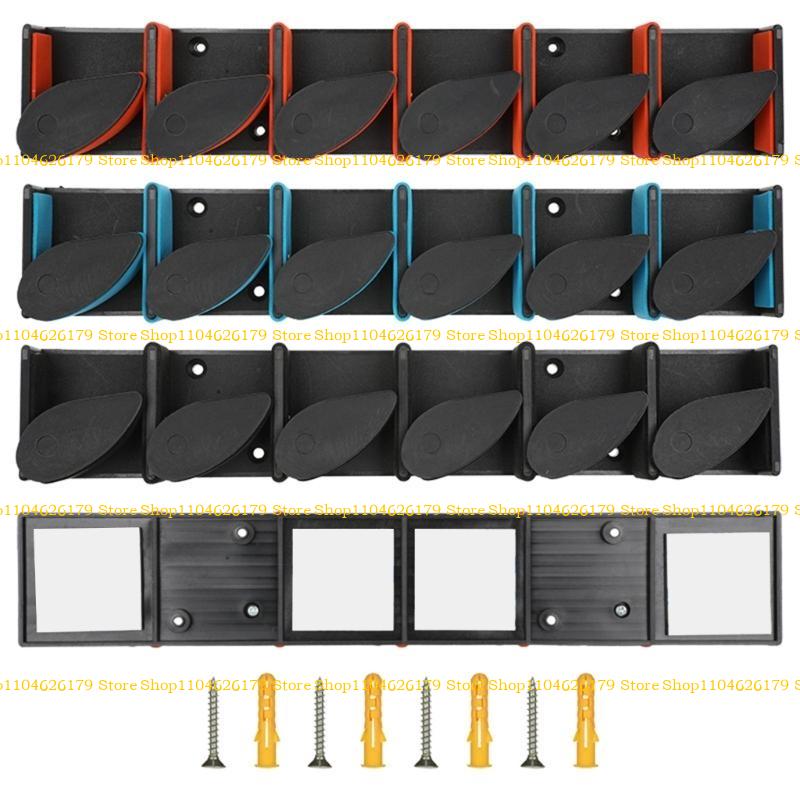 A1A2 Fishing Rod Holders for Garage, Vertical Fishing Poles Holder Wall Mount Fishing Rod Rack Rod Holder Holds Up to 6 Rods
