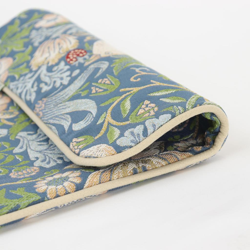 Morris Design Studio Morris Design Studio Back Cushion Cover LL1710 "Strawberry Thief" Blue-Green, 45x45cm,