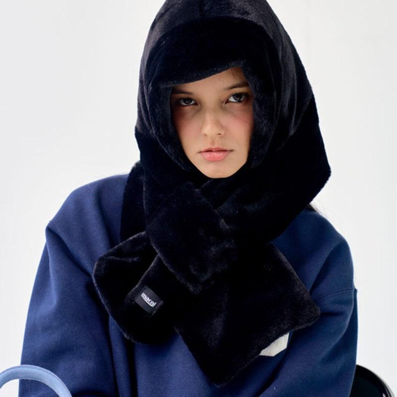 Macni FUR BALACLAVA_BLACK