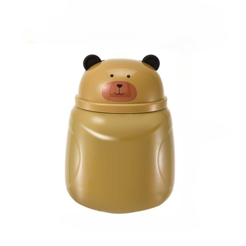 Children's Cartoon Toy Storage Bucket, Large Capacity Doll Plush Toy Organiser, High-value Cute Storage Artefact