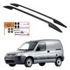 Citroen Berlingo 19982008 Katuseraudad Must Alumiinium Vastupidav