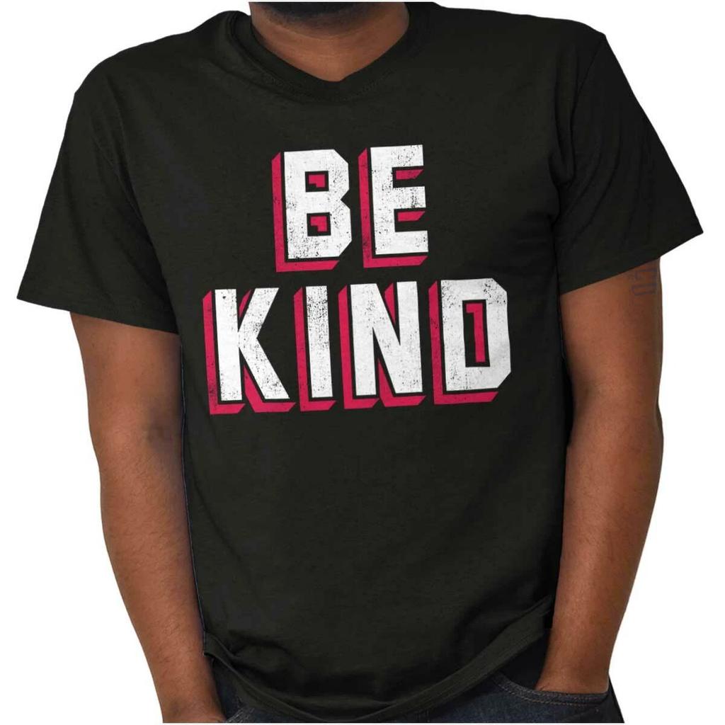 Be Kind Inspirational Motivational Happiness Womens or Mens Crewneck T Shirt Tee